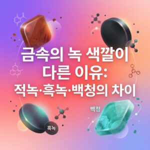 ai thumbnail gradient 금속의 녹 색깔이 다른 이유 적녹·흑녹·백청의 차이 1786978389