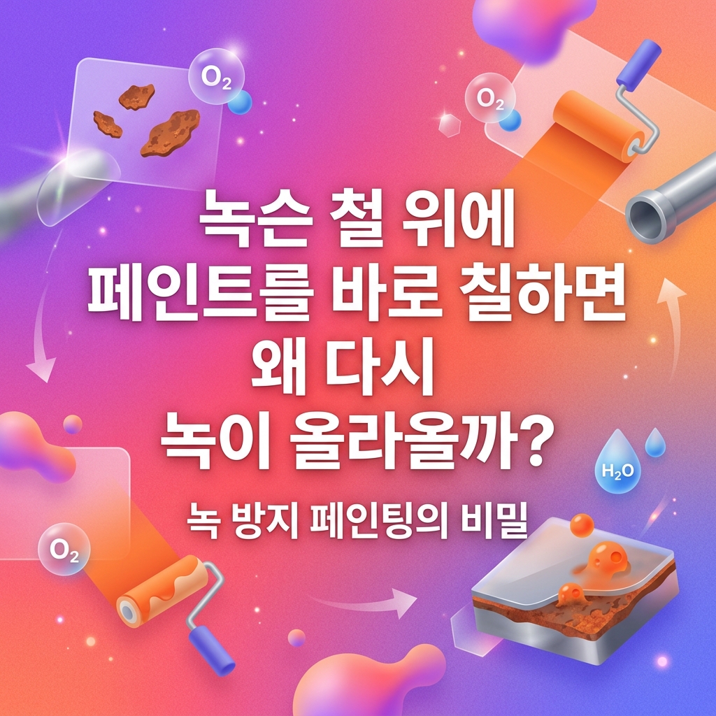 ai thumbnail gradient 녹슨 철 위에 페인트를 바로 칠하면 왜 다시 녹이 올라올까 1787557413