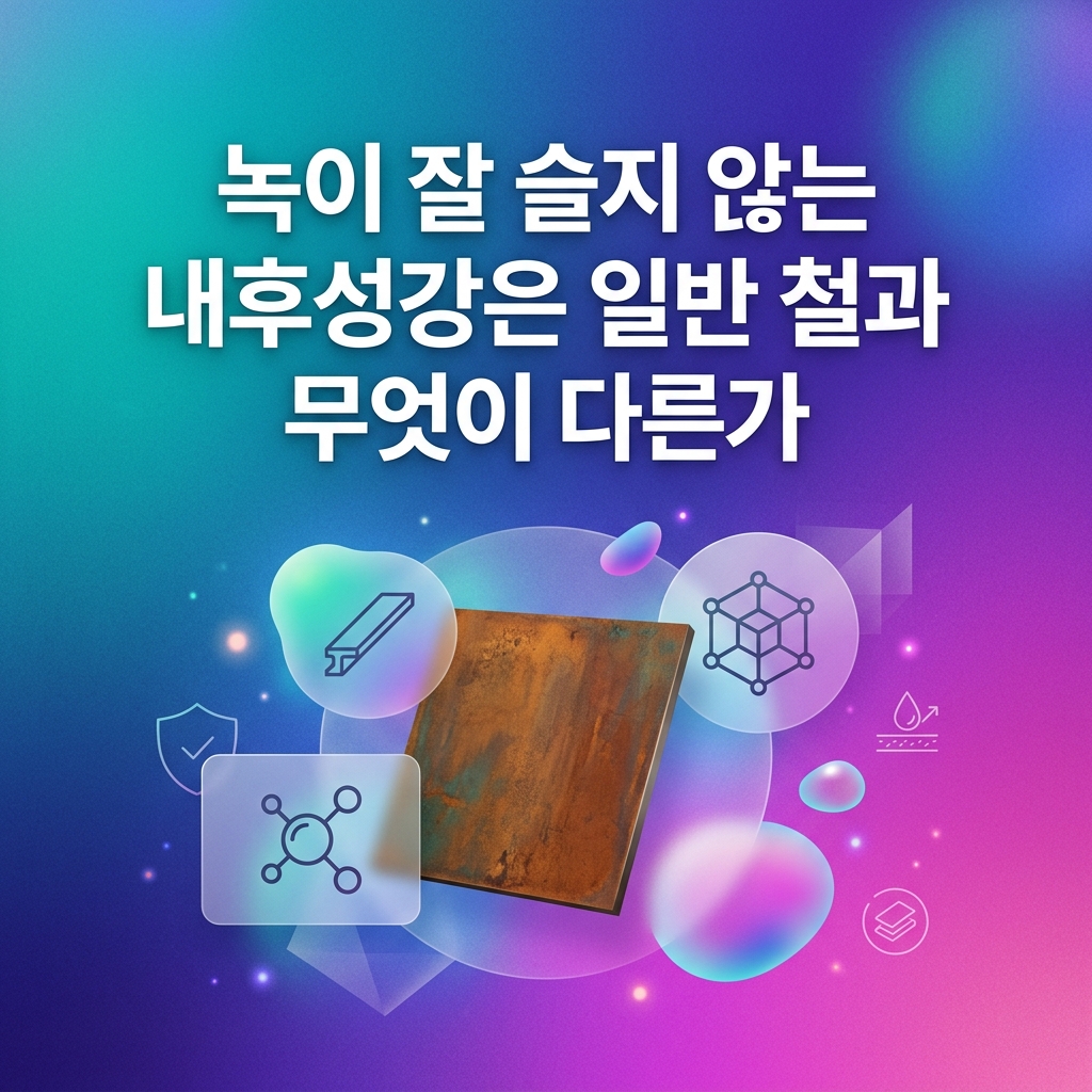 ai thumbnail gradient 녹이 잘 슬지 않는 내후성강은 일반 철과 무엇이 다른가 1787558839