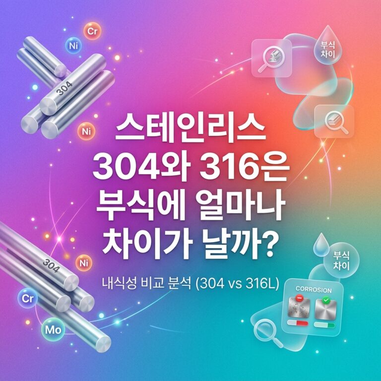ai thumbnail gradient 스테인리스 304와 316은 부식에 얼마나 차이가 날까 1787556969
