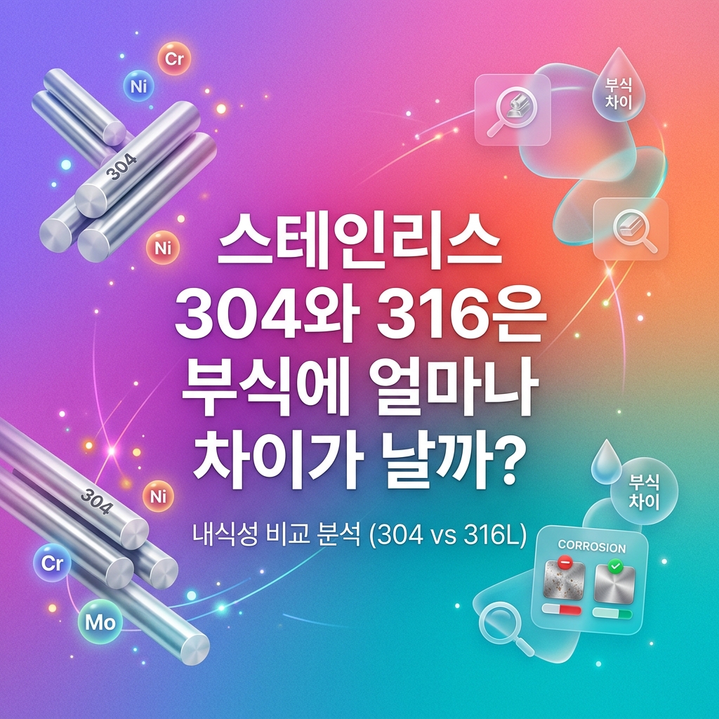 ai thumbnail gradient 스테인리스 304와 316은 부식에 얼마나 차이가 날까 1787556969