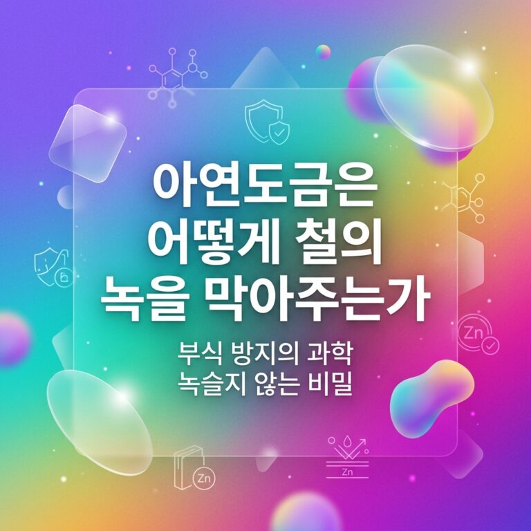 ai thumbnail gradient 아연도금은 어떻게 철의 녹을 막아주는가 1786975157
