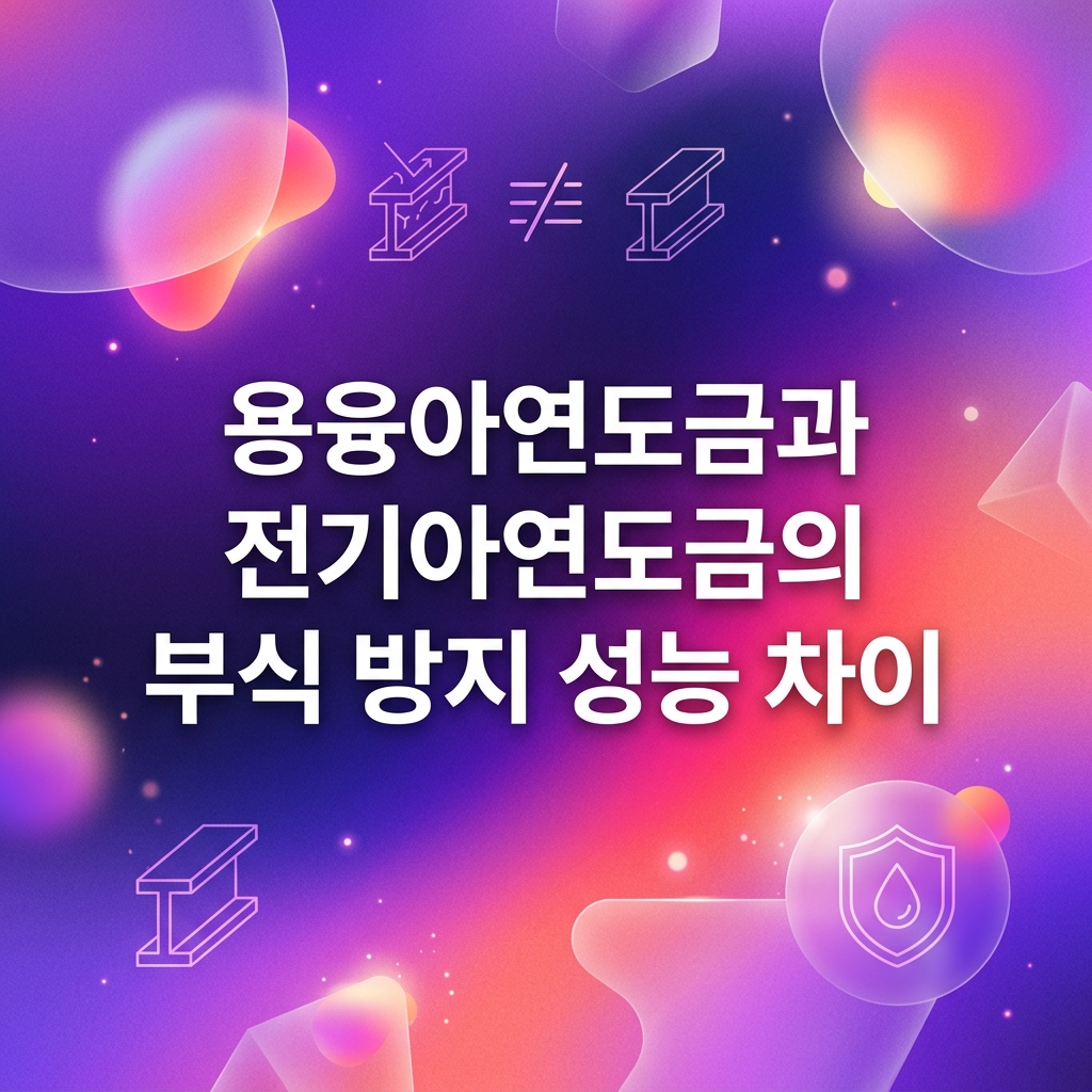 ai thumbnail gradient 용융아연도금과 전기아연도금의 부식 방지 성능 차이 1787552985
