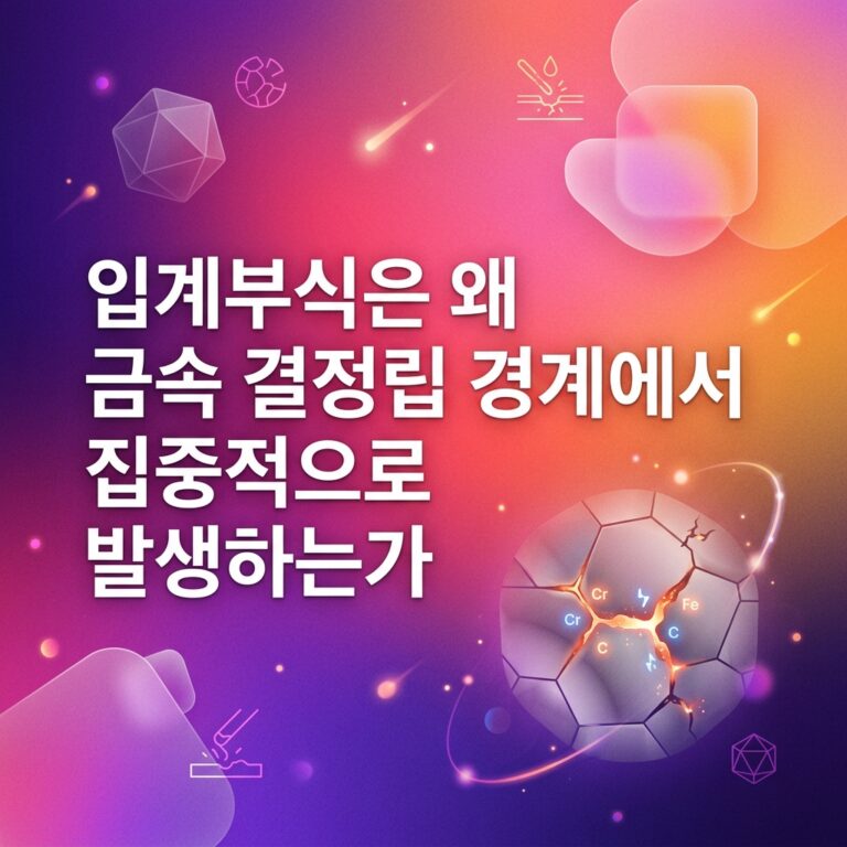 ai thumbnail gradient 입계부식은 왜 금속 결정립 경계에서 집중적으로 발생하는가 1787556392