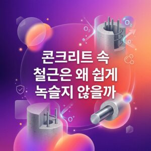 ai thumbnail gradient 콘크리트 속 철근은 왜 쉽게 녹슬지 않을까 1786977667