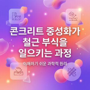 ai thumbnail gradient 콘크리트 중성화가 철근 부식을 일으키는 과정 1787553191